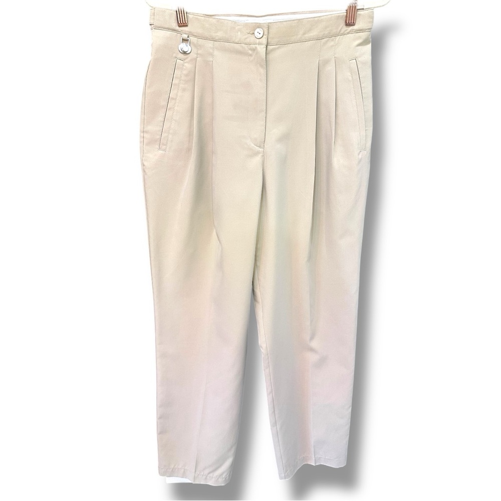 LizGolf Stretch Coolmax Golf Pants in Taupe. Size 10